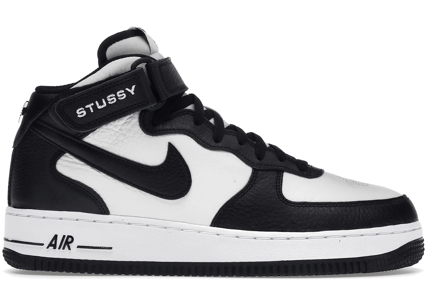 Nike Air Force 1 Mid-Stussy Light Bone Black
