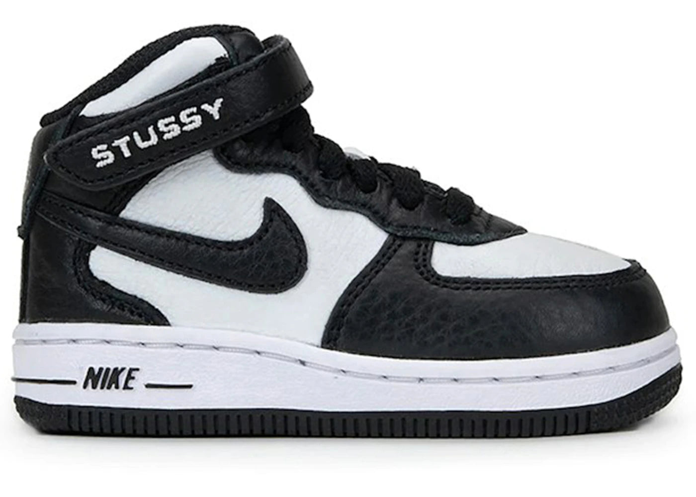 Nike Air Force 1 Mid-Stussy Light Bone Black (TD)