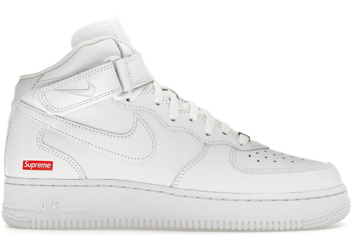 Nike Air Force 1 Mid Supreme Blanc