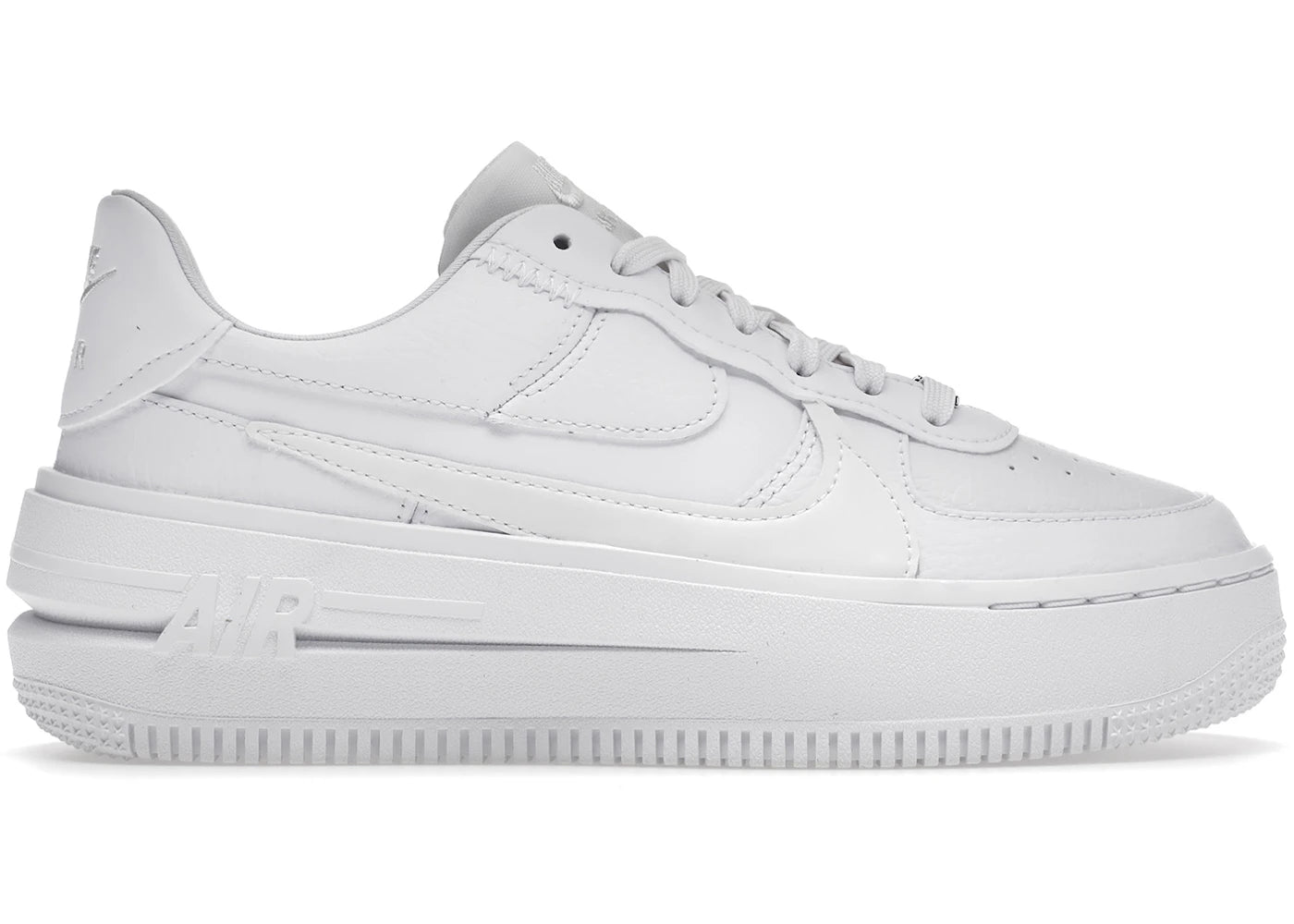 Nike Air Force 1 PLT.AF.ORM-Triple White (Women's)
