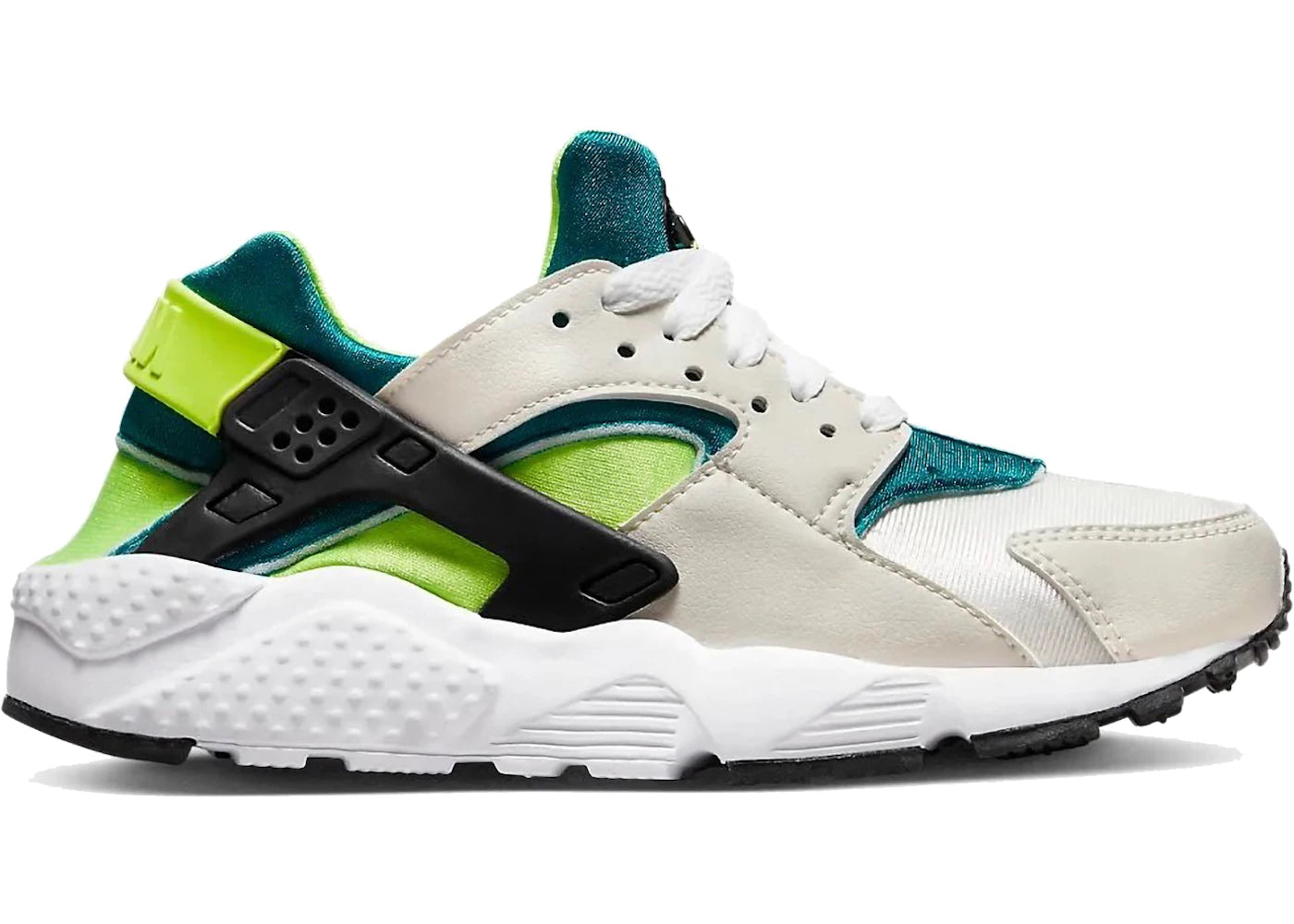 Nike Air Huarache Run-White Volt Bright Spruce (GS)