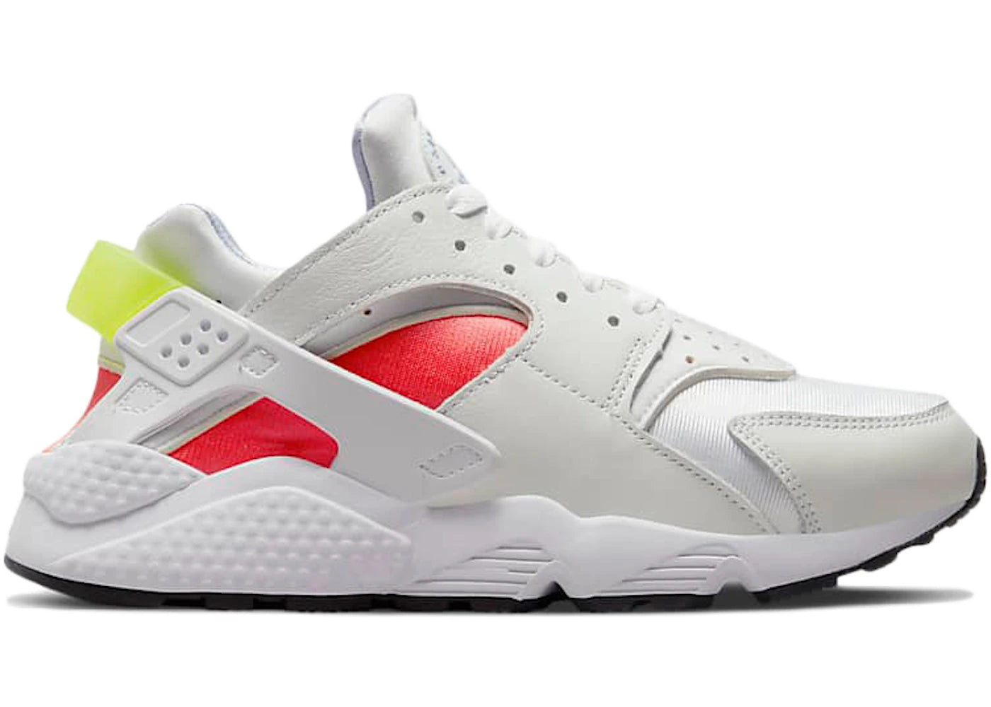 Nike Air Huarache-White Bright Crimson Volt (Women's)
