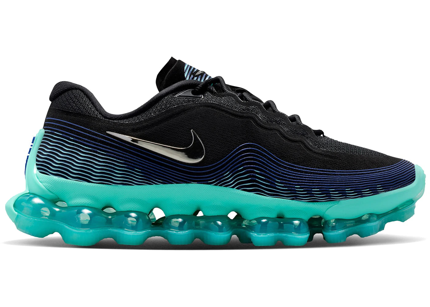 Nike Air Liquid Max Black Radiant Blue Aurora Green
