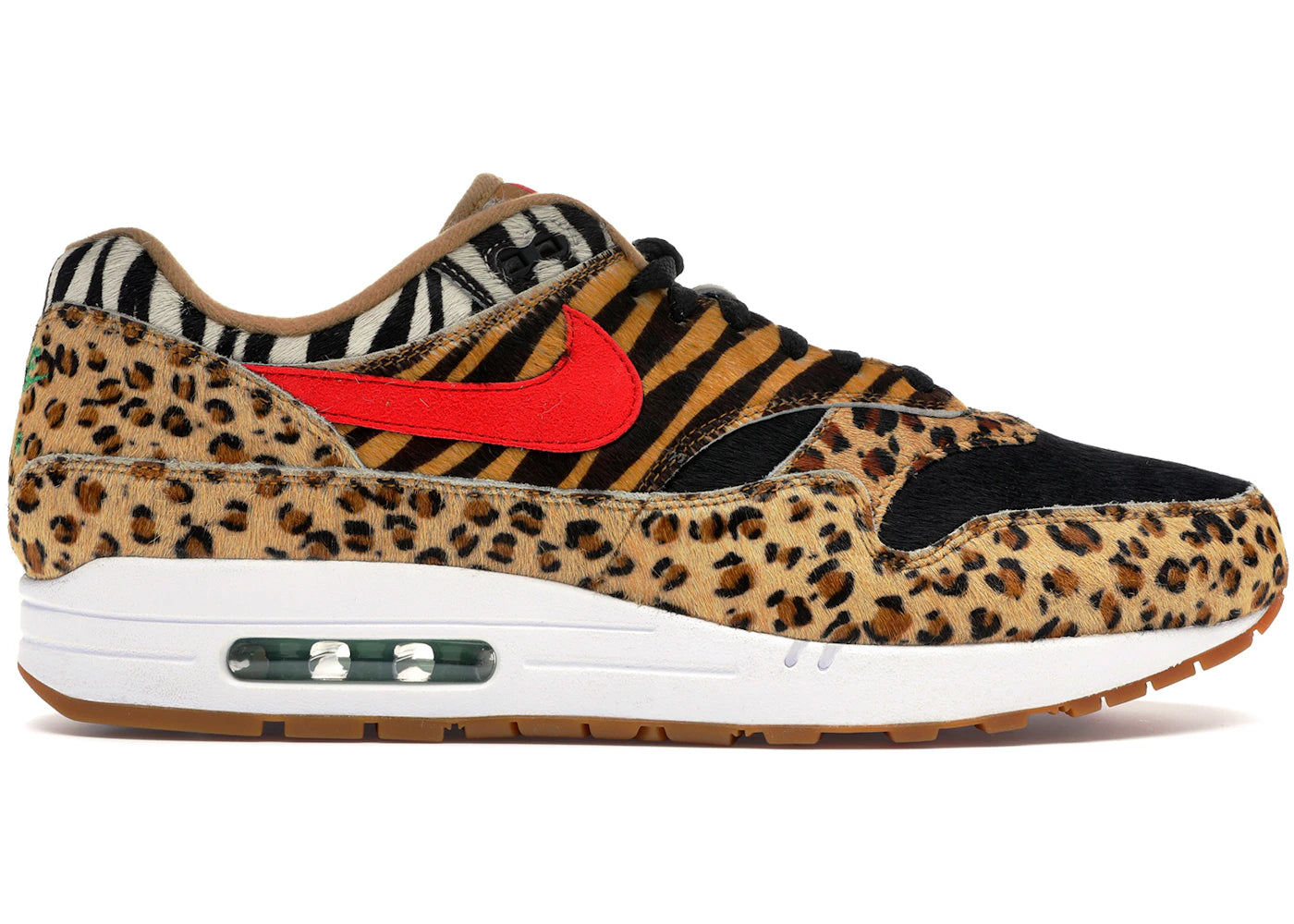 Nike Air Max 1-atmos Animal Pack 2.0 (All Black Box) (2018)