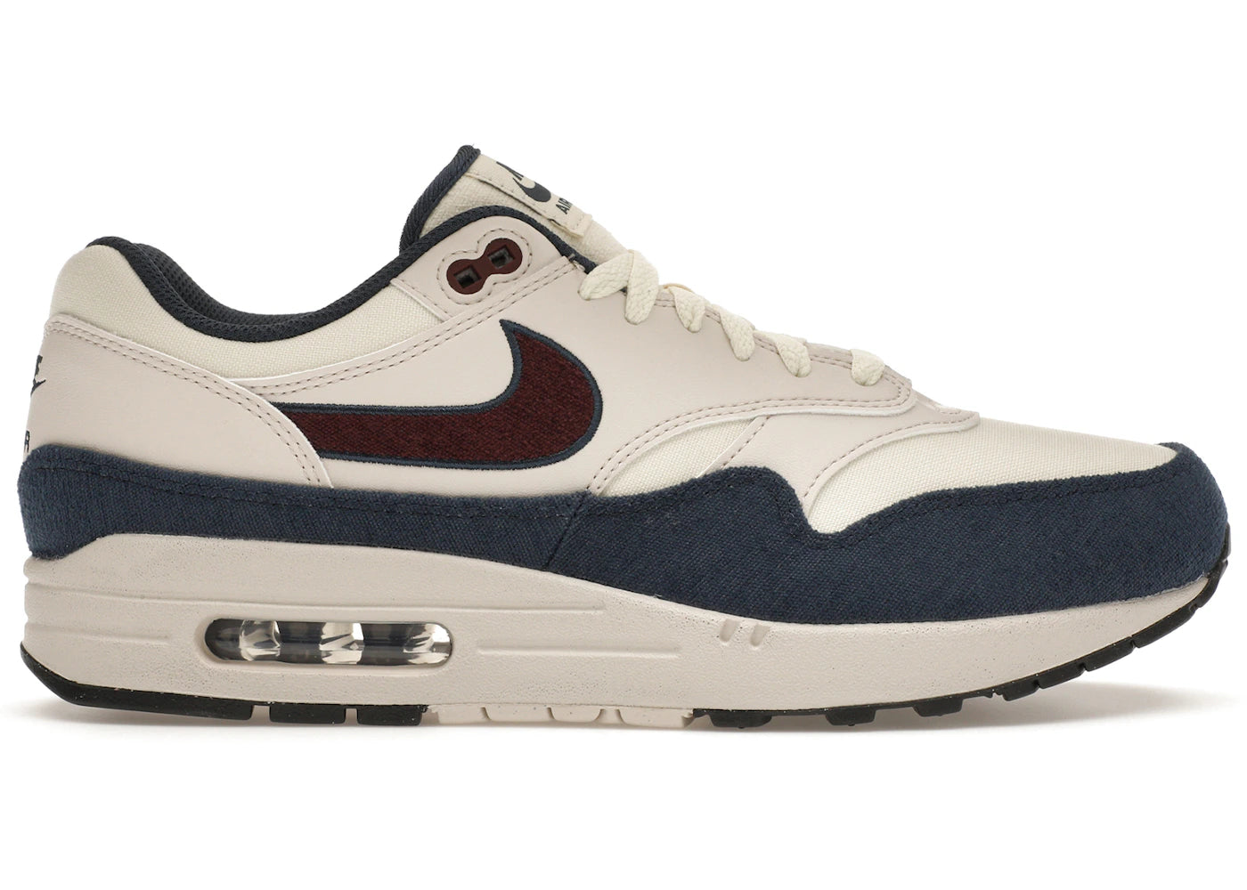 Nike Air Max 1-Coconut Milk Burgundy Crush Navy