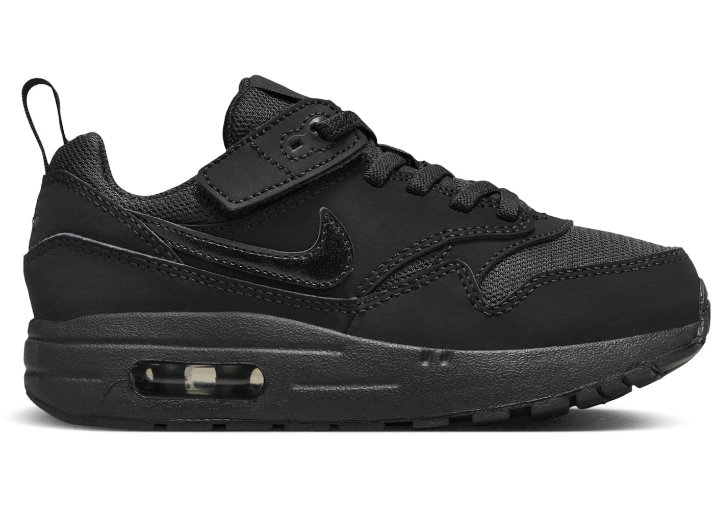 Nike Air Max 1 EasyOn-Black (PS)