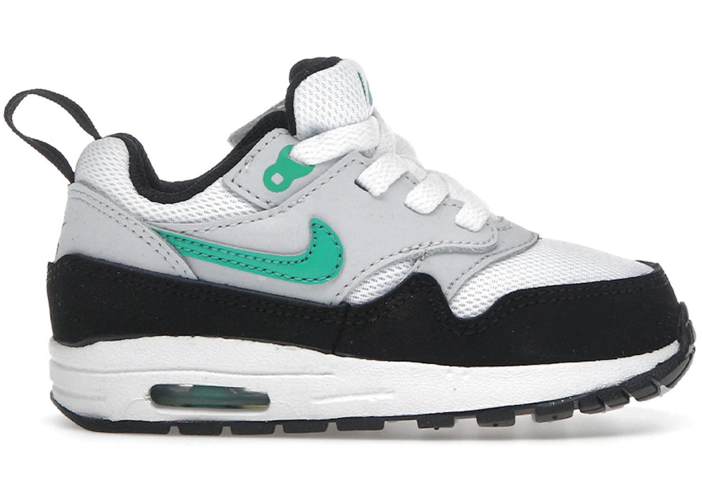 Nike Air Max 1 EasyOn White Pure Platinum Black Stadium Green