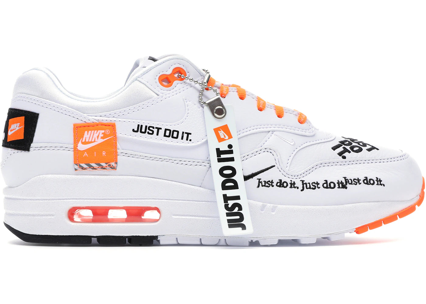 Nike Air Max 1-Just Do It White (Women's)