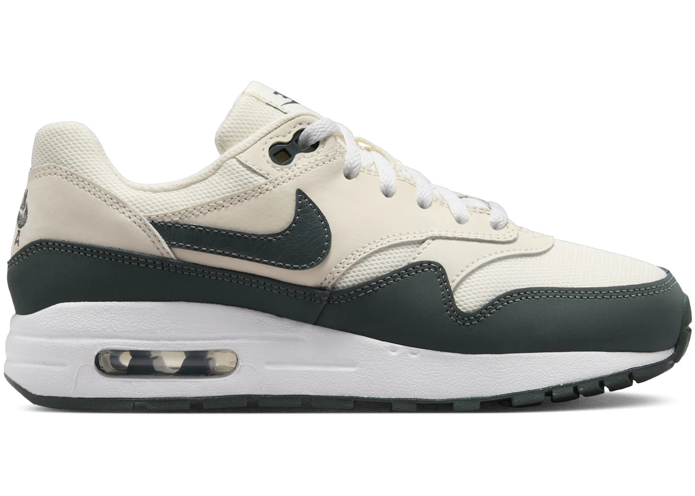 Nike Air Max 1-Pale Ivory White Bicoastal Vintage Green (GS)