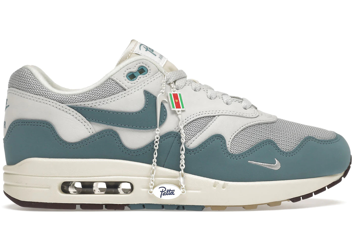 Nike Air Max 1-Patta Waves Noise Aqua (with Bracelet)