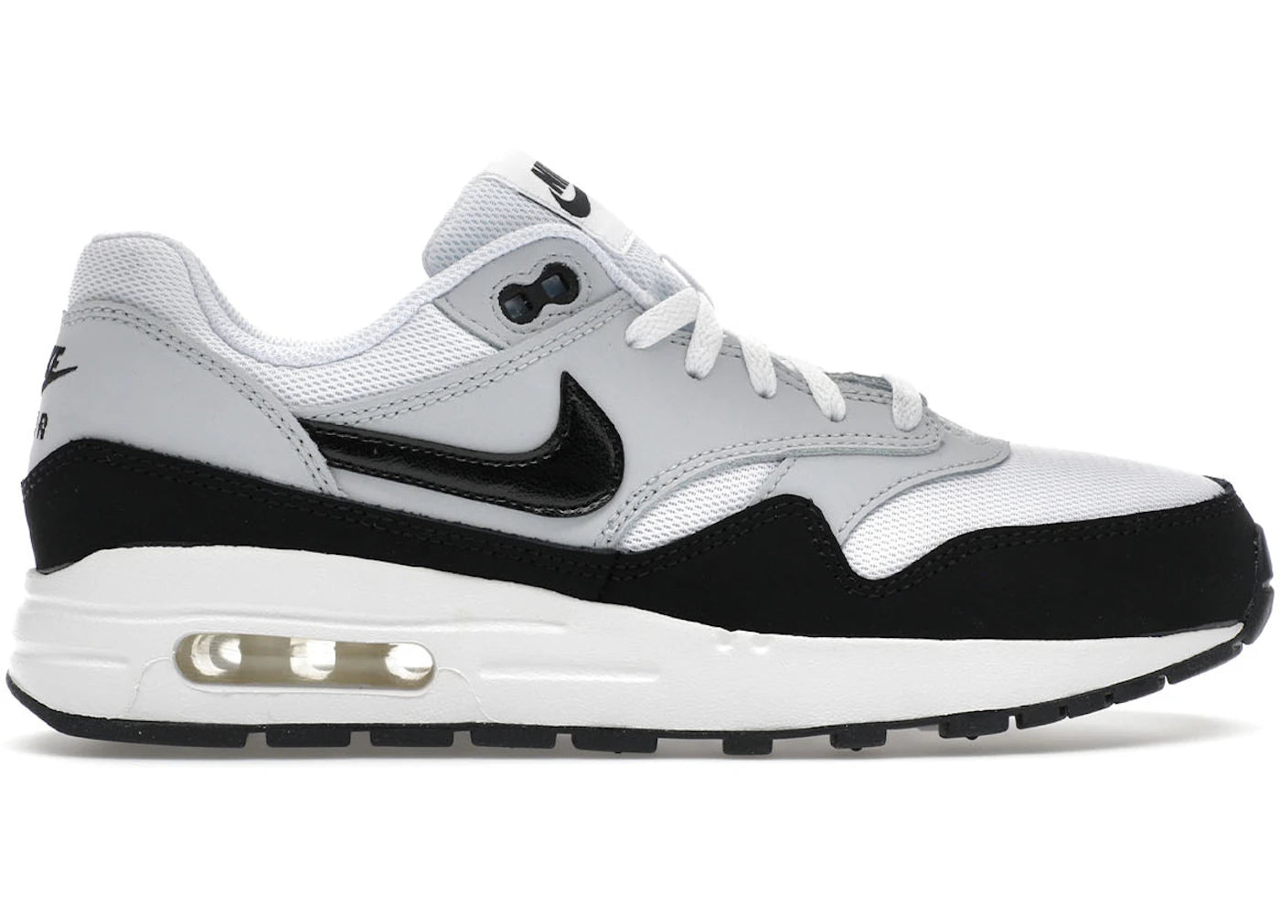 Nike Air Max 1-White Black (GS)
