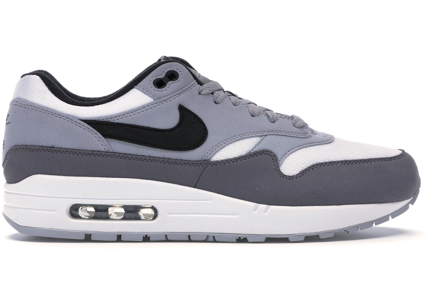 Nike Air Max 1-White Black Wolf Grey