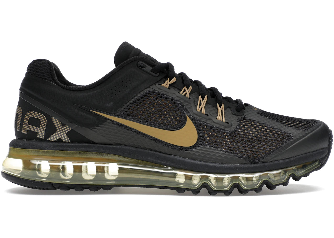 Nike Air Max 2013-Black Flat Gold