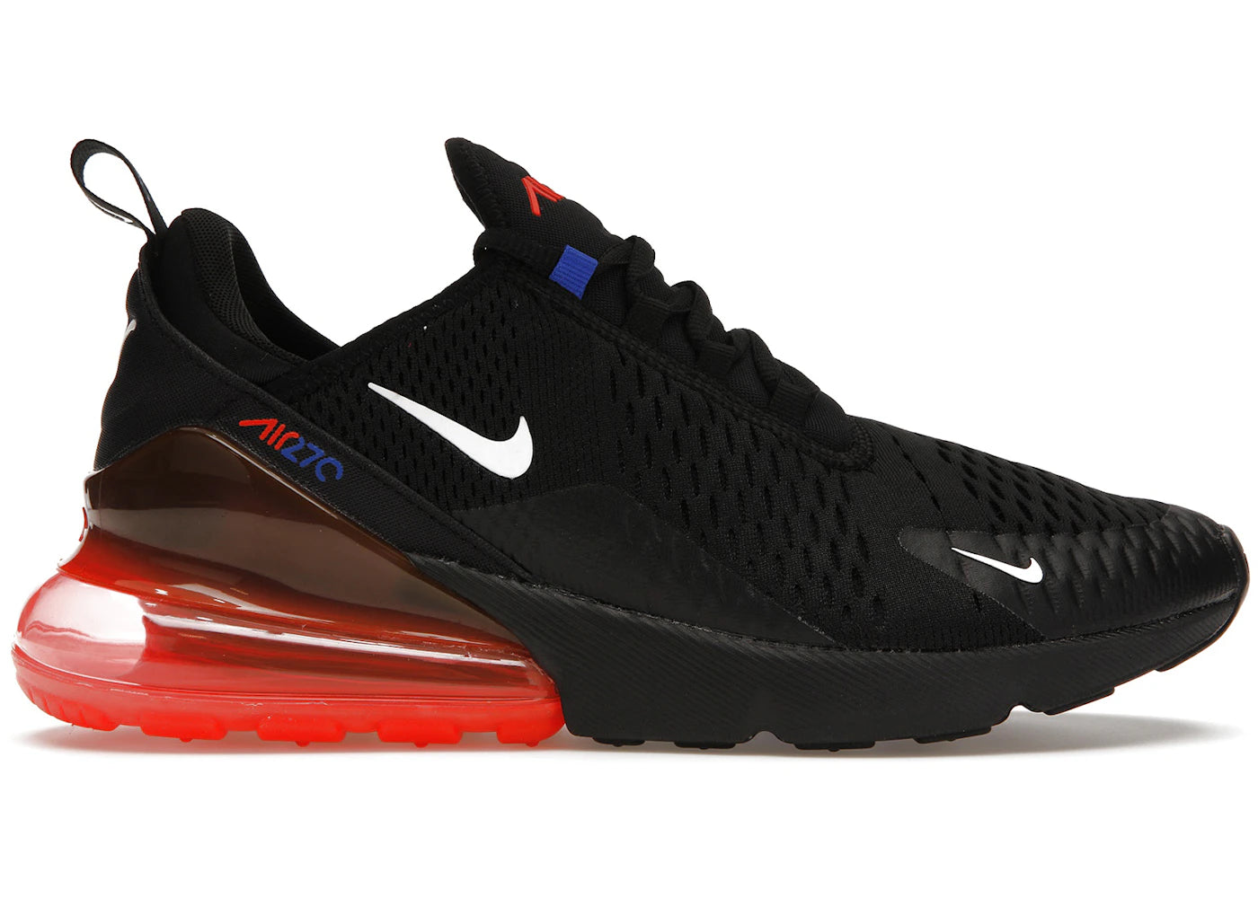 Nike Air Max 270-Black Bright Crimson Racer Blue
