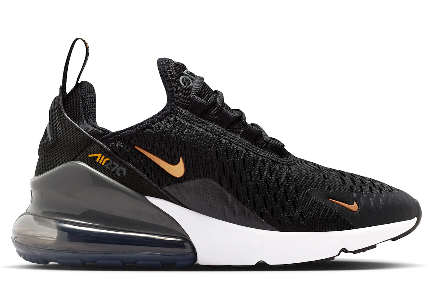 Nike Air Max 270 Black Laser Orange Metallic Copper