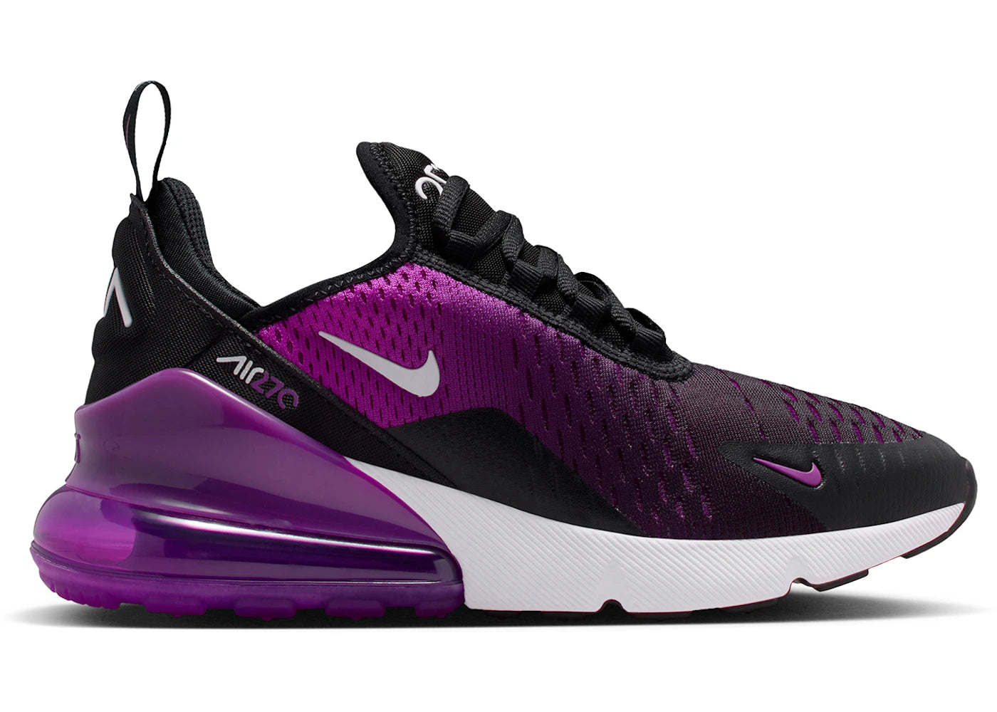 Nike Air Max 270-Black Vivid Purple (GS)