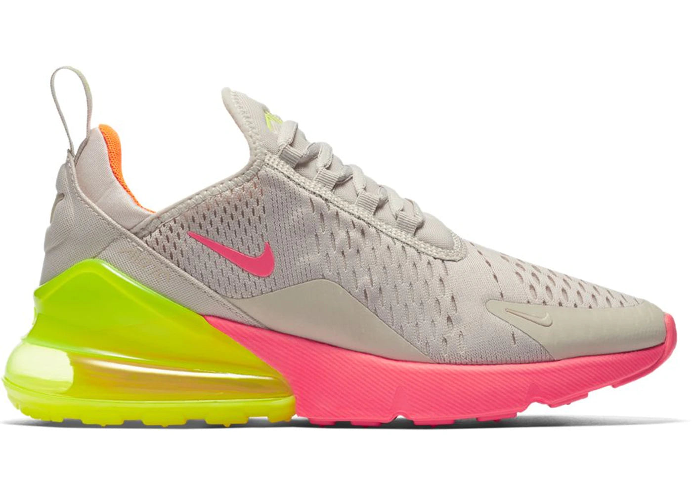 Nike Air Max 270-Desert Sand Hot Punch (Women's)