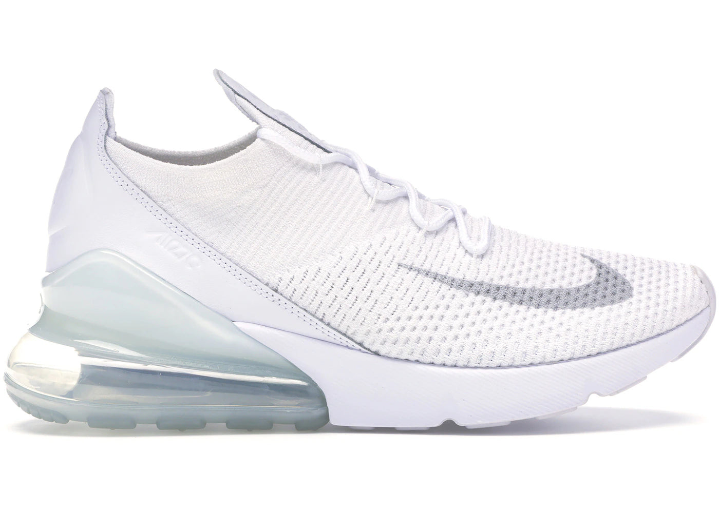Nike Air Max 270 Flyknit-Triple White