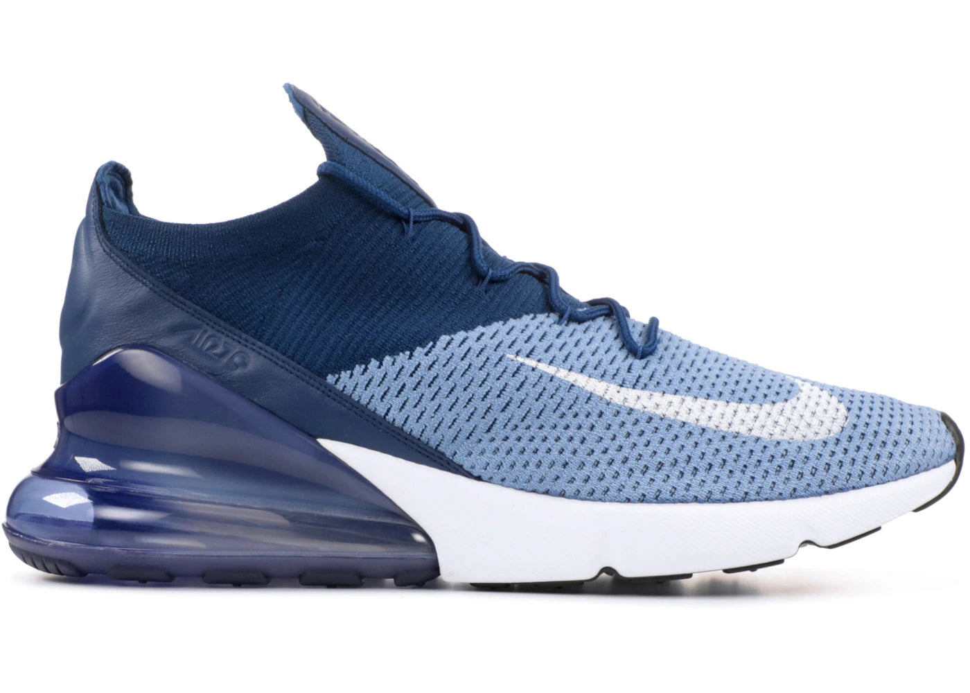 Nike Air Max 270 Flyknit Bleu Travail