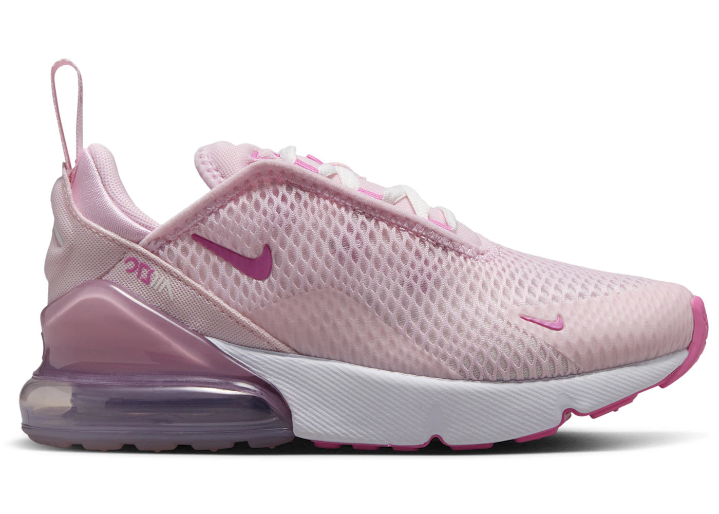 Nike Air Max 270 - Rose Mousse Sommet Blanc Platine Violet Rose Ludique (PS)