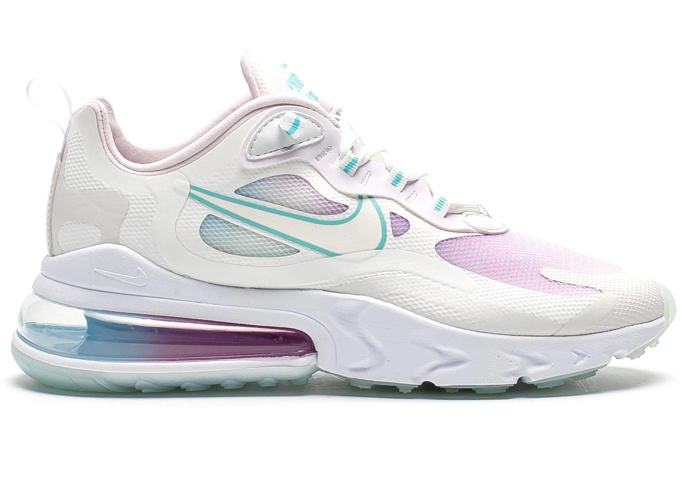 Nike Air Max 270 React-Summit White Bleached Aqua (Women's)