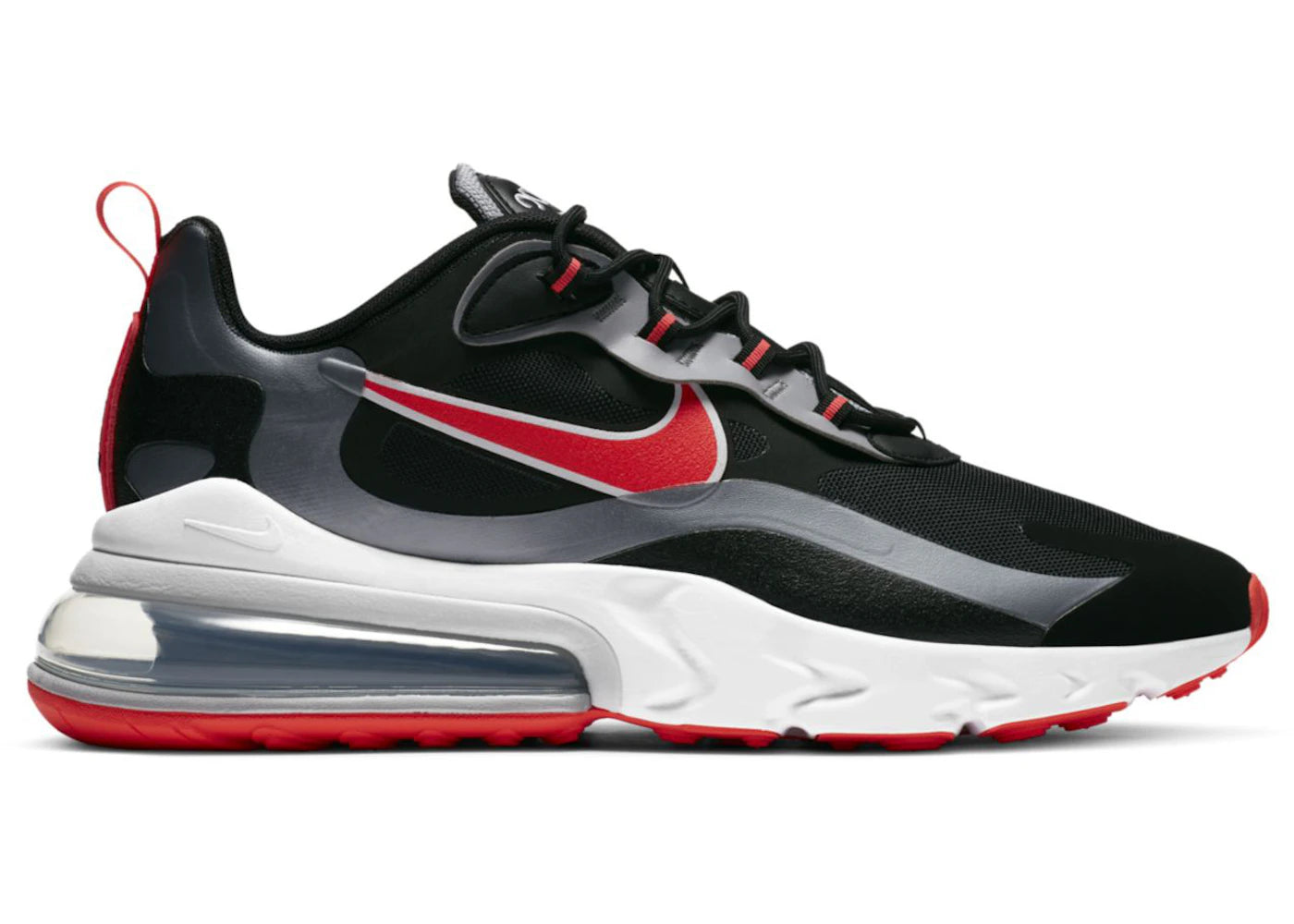 Nike Air Max 270 React - Noir Cramoisi Vif