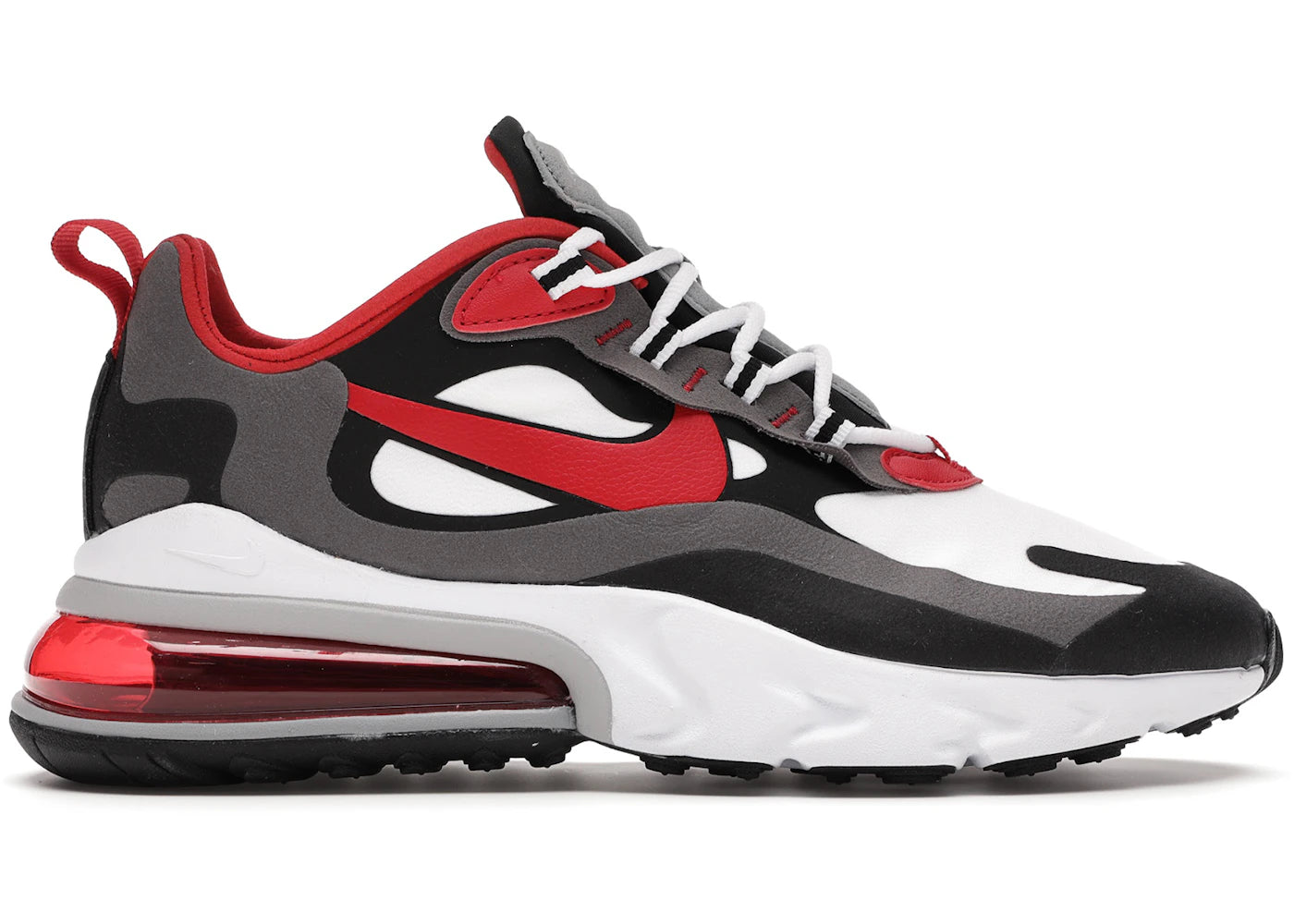 Nike Air Max 270 React-Black Iron Gray University Red