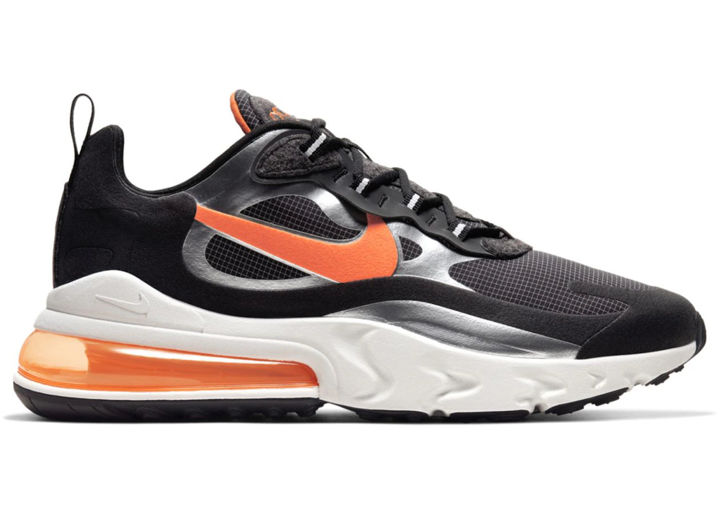 Nike Air Max 270 React - Noir Orange Total