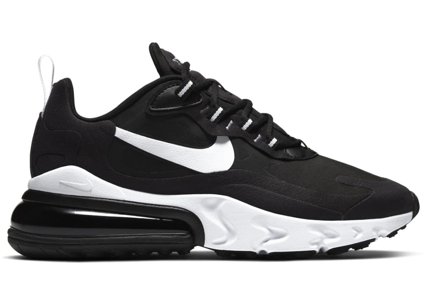 Nike Air Max 270 React-Black White (Women's)