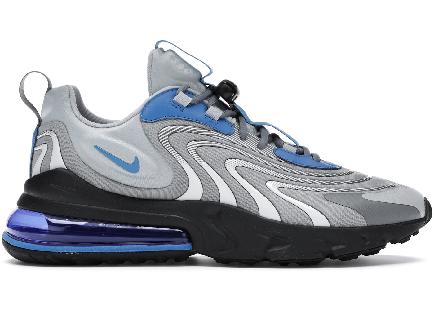 Nike Air Max 270 React Eng-Light Smoke Gray Battle Blue