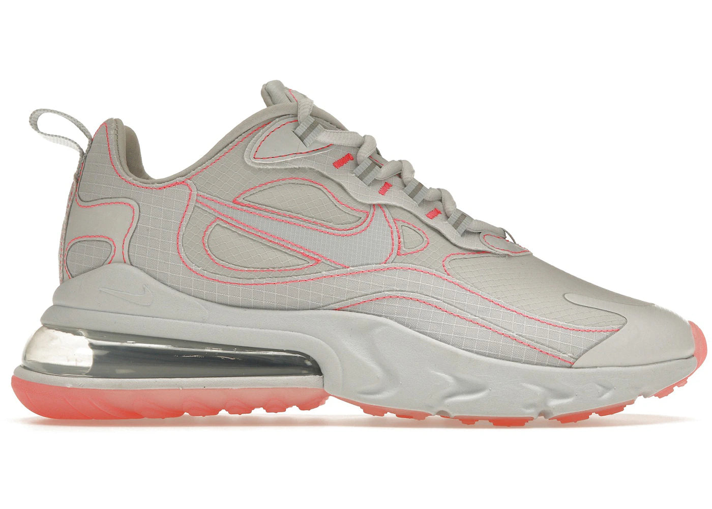 Nike Air Max 270 React-Stitch Blanc Flash Cramoisi