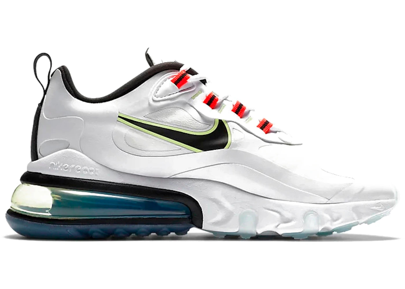 Nike Air Max 270 React - Blanc Cramoisi (Femme)