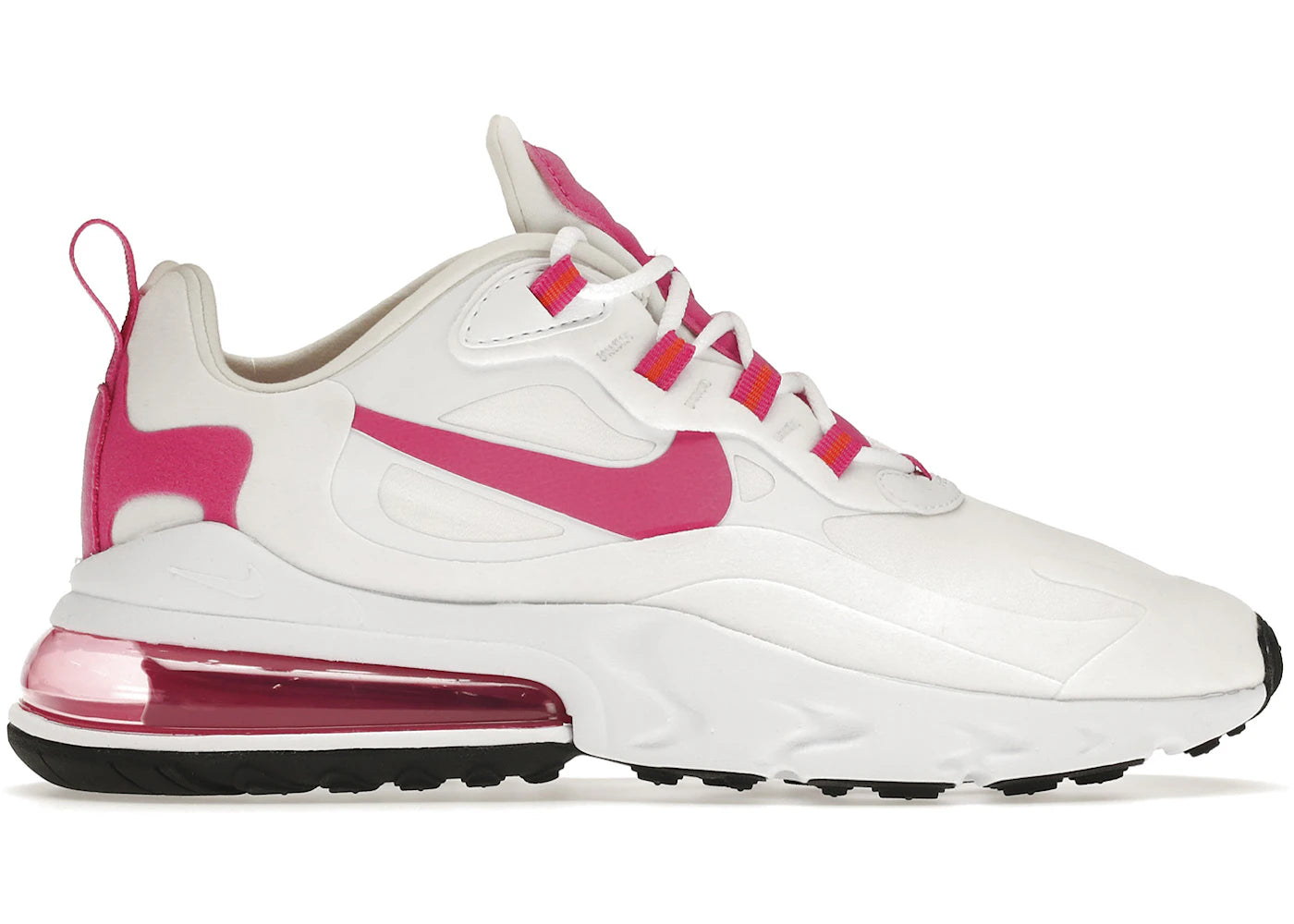 Nike Air Max 270 React-White Fire Pink (Women's)