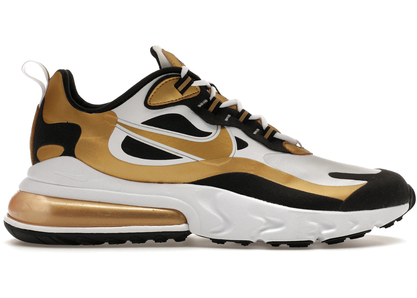 Nike Air Max 270 React-White Metallic Gold