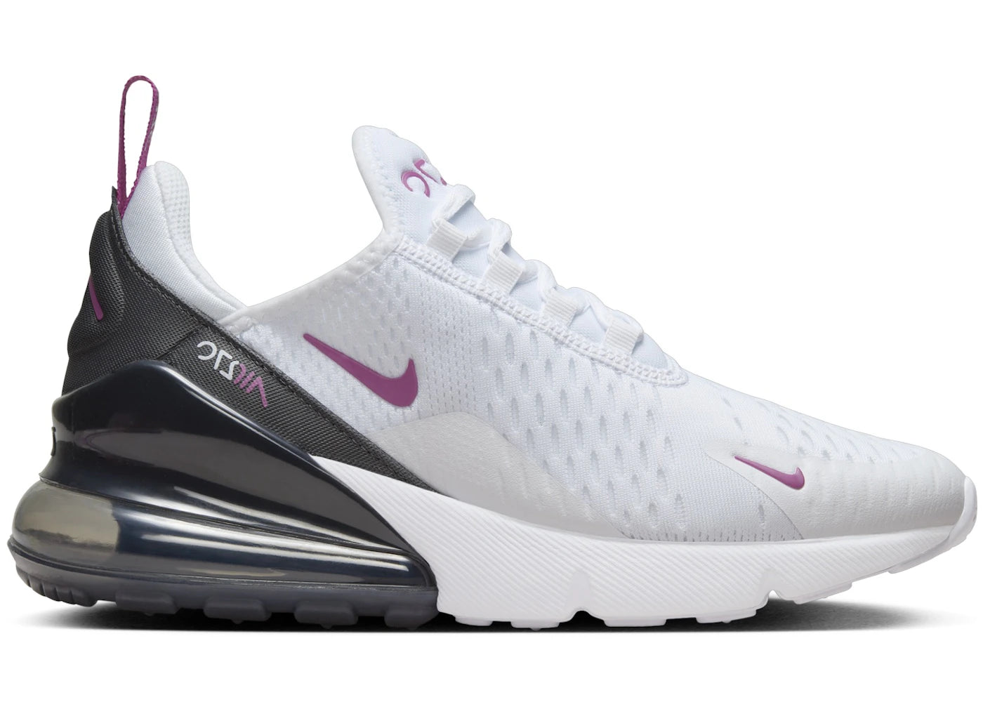 Nike Air Max 270 - Blanc Anthracite Fuchsia Chaud (GS)