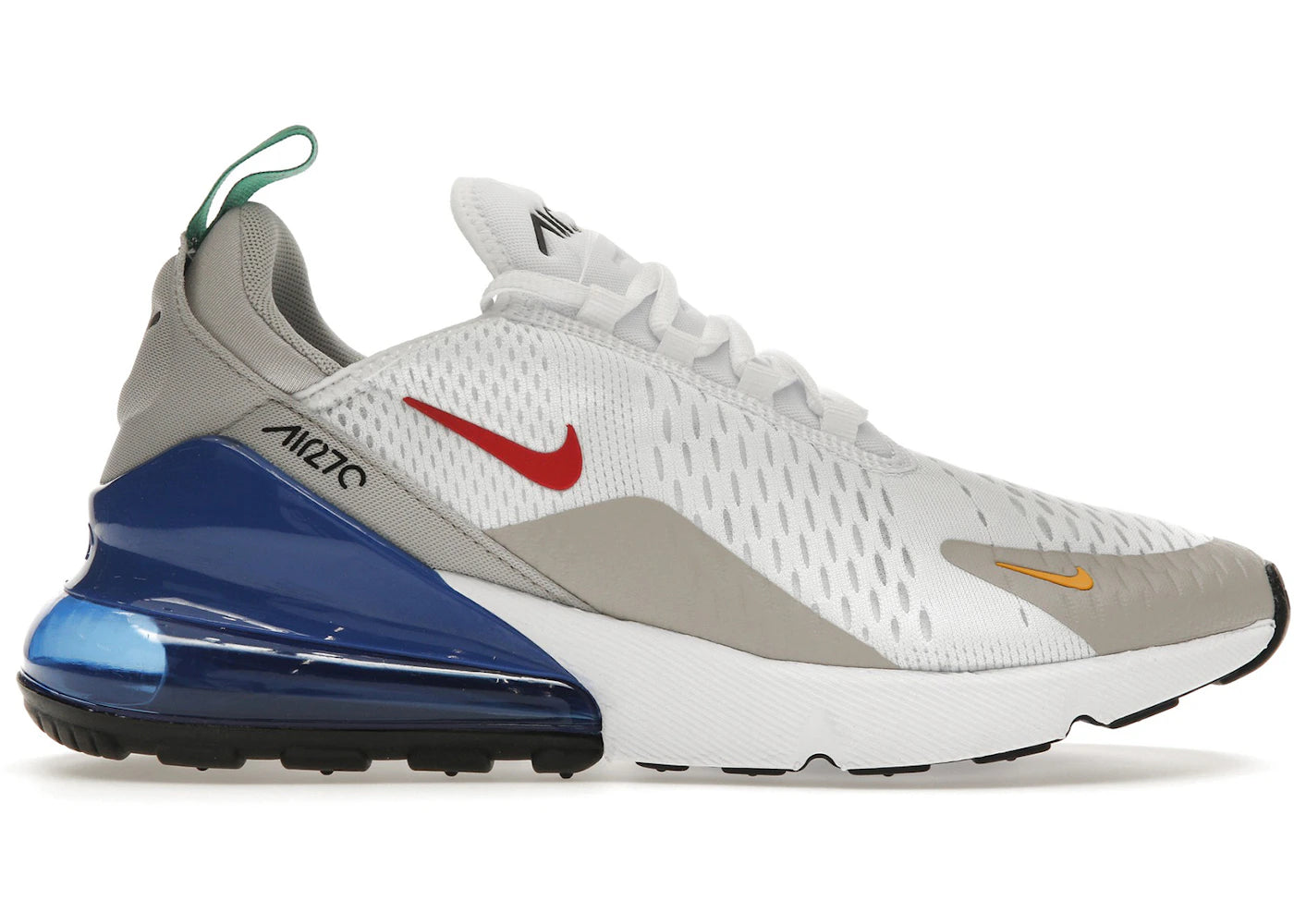 Nike Air Max 270 - Blanc Bleu Royal