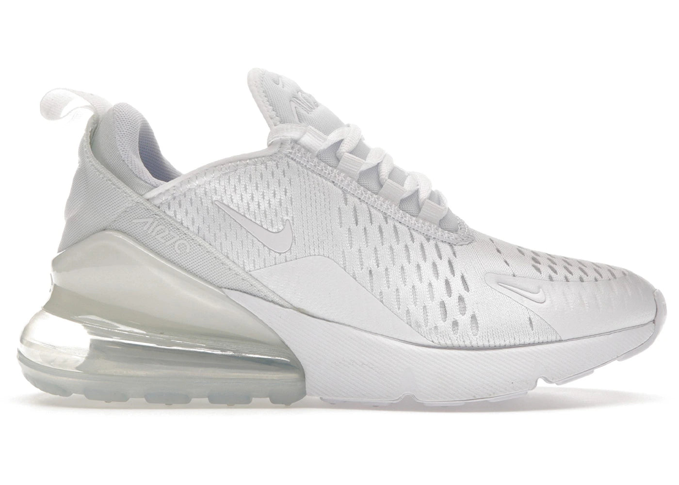 Nike Air Max 270-White Metallic Silver (GS)
