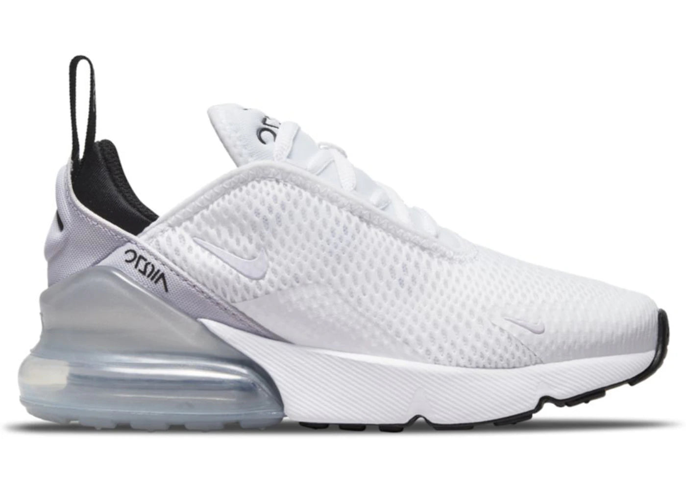Nike Air Max 270-White Metallic Silver (PS)