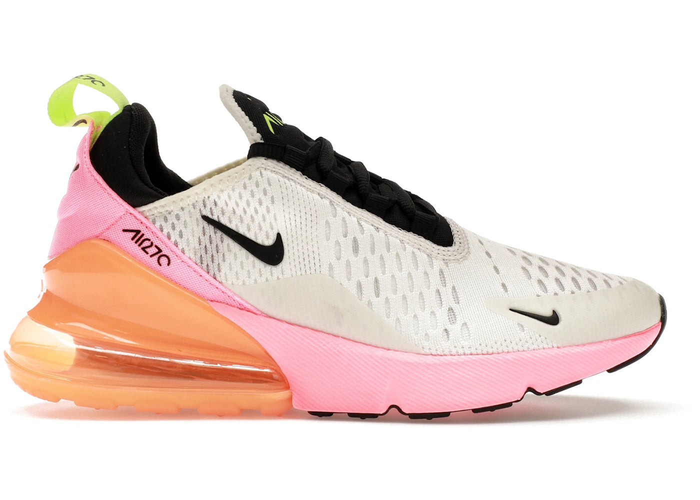 Nike Air Max 270-White Sunset Pulse Total Orange (Women's)