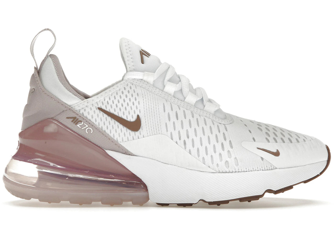 Nike Air Max 270-White Platinum Violet (Women's)