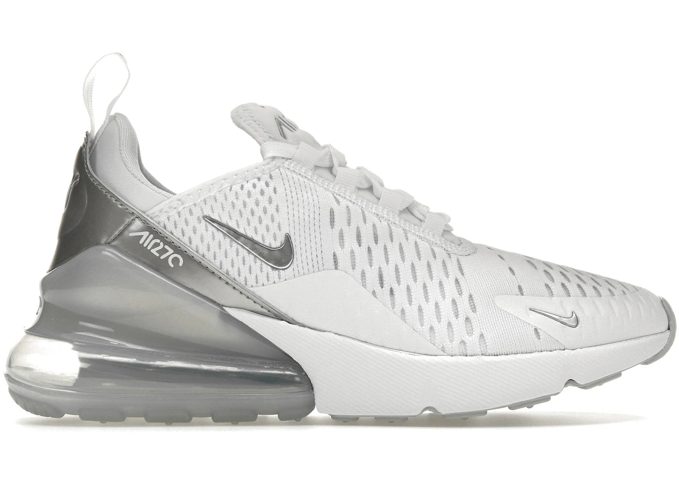 Nike Air Max 270-White Pure Platinum (Women's)