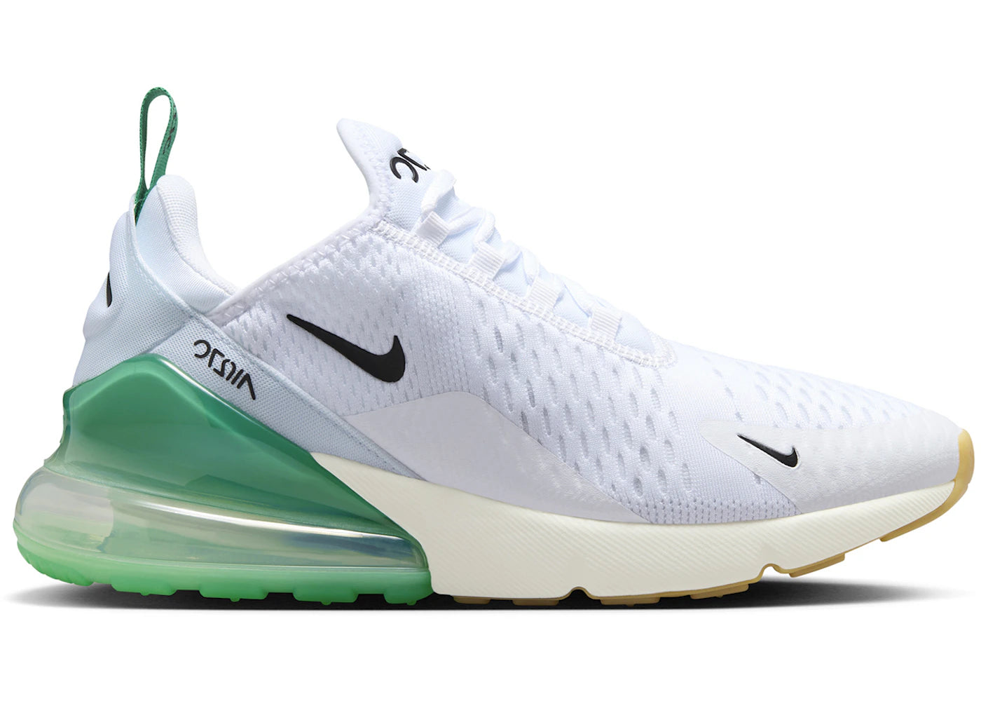 Nike Air Max 270-White Summit White Stadium Green Black (Women's)