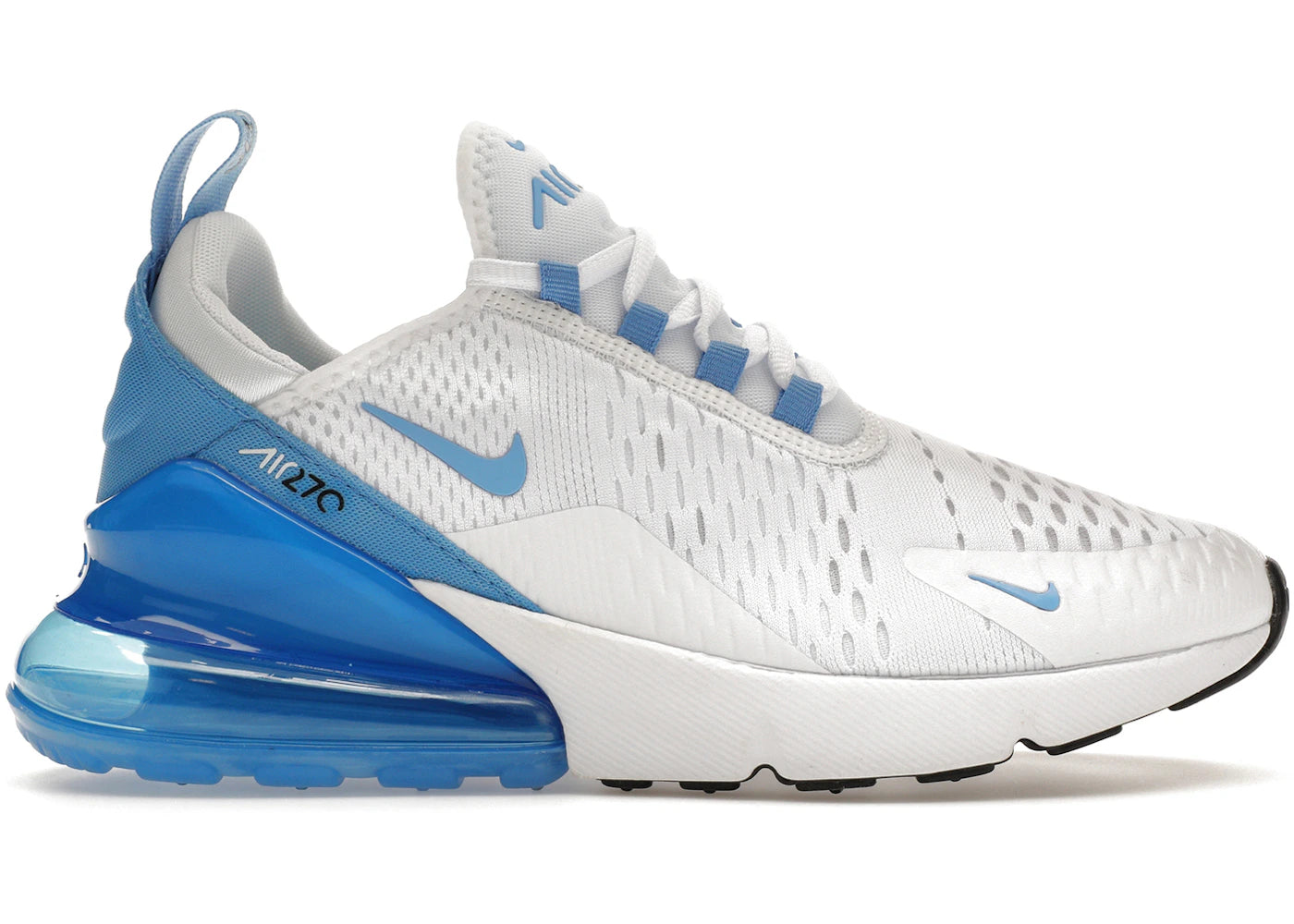 Nike Air Max 270 - Blanc et bleu universitaire (Femme)