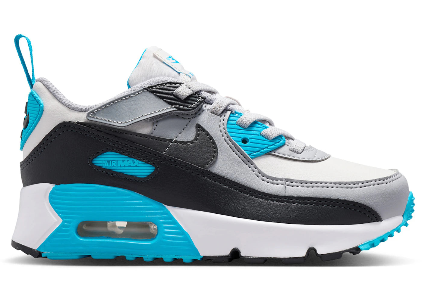 Nike Air Max 90 EasyOn-Platinum Tint Blue Lightning (PS)