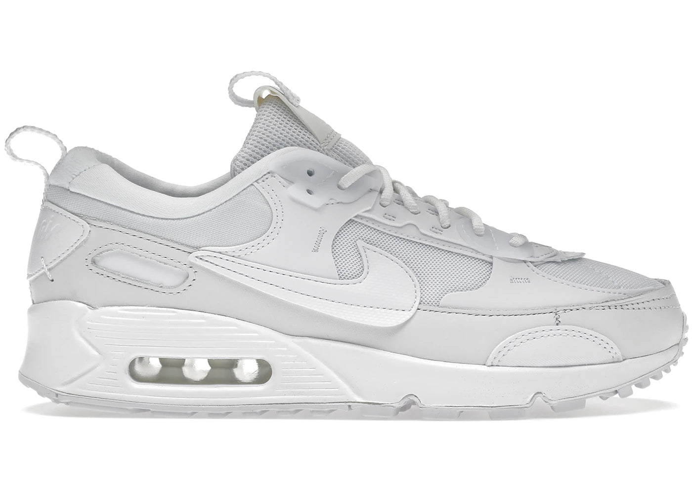 Nike Air Max 90 Futura-Triple White (Women's)