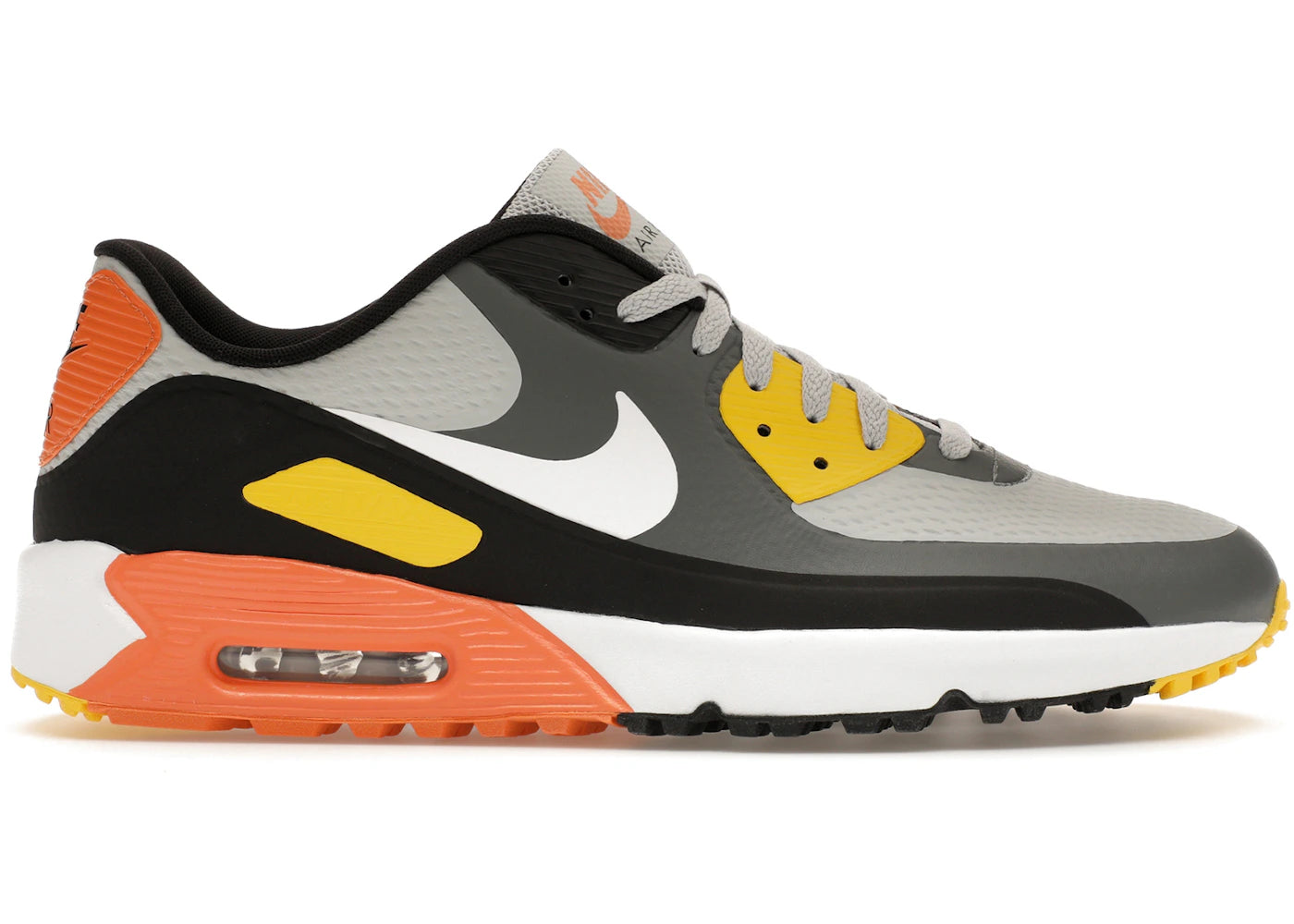 Nike Air Max 90 Golf-Smoke Grey Black Orange