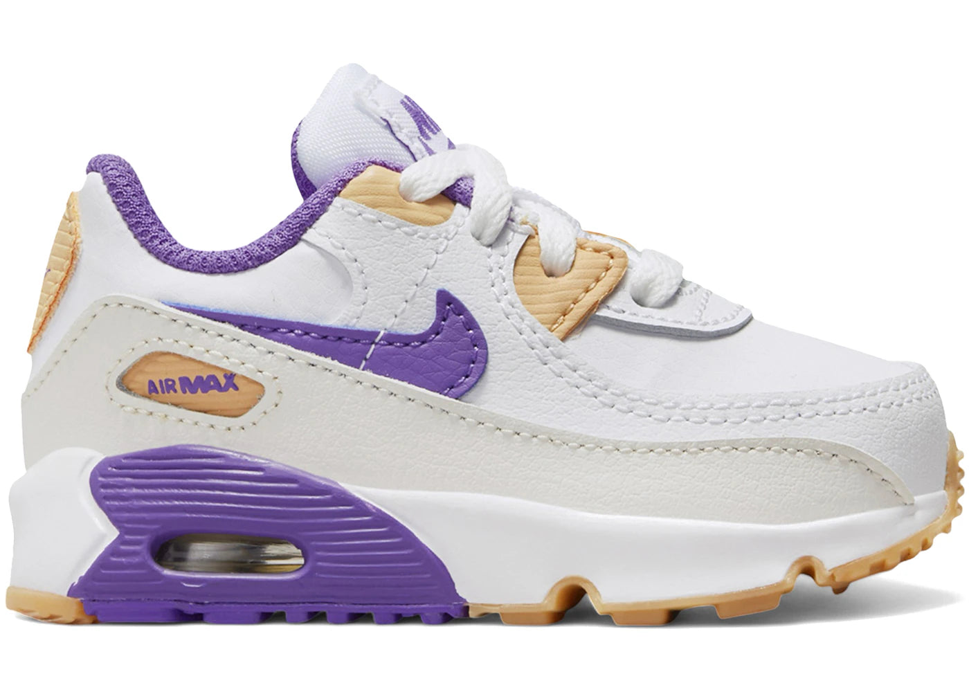 Nike Air Max 90 LTR-White Action Grape (TD)