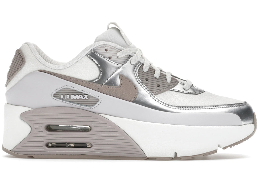 Nike Air Max 90 LV8 Summit White Vast Grey Metallic Platinum College Grey - main view