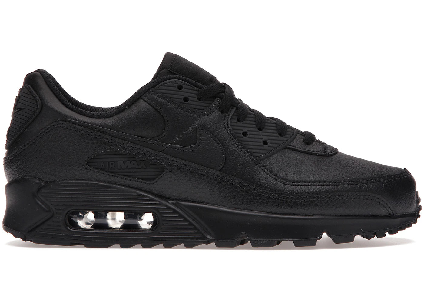 Nike Air Max 90-Leather Triple Black