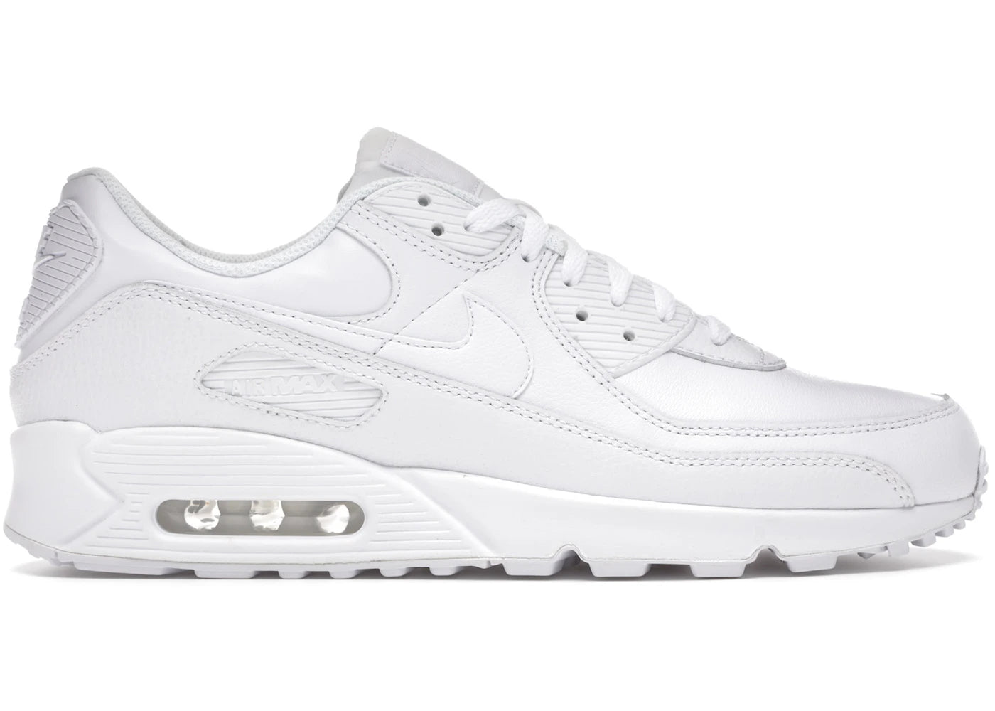 Nike Air Max 90-Leather Triple White